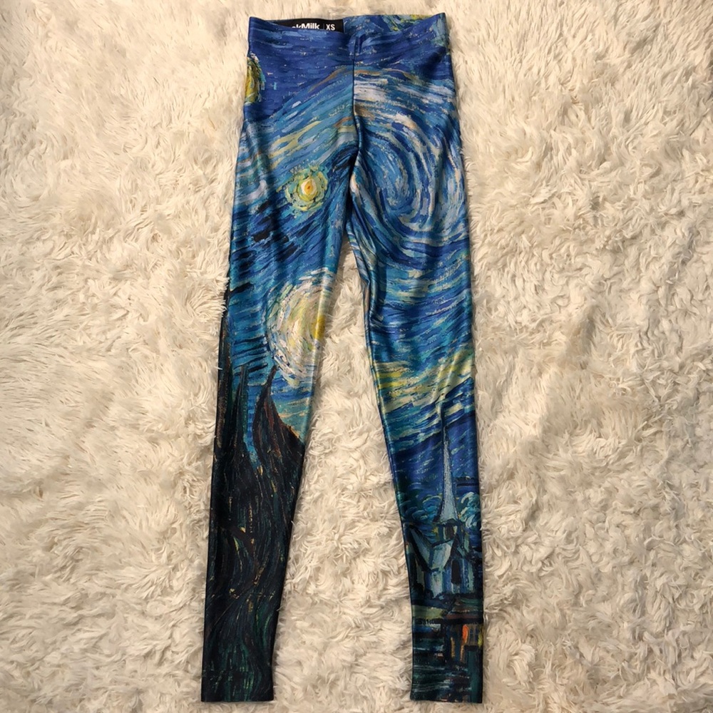 NWT XS BlackMilk Starry Night 2.0 Leggings